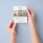 Logo minimale fotobrochure flyer (Hand)