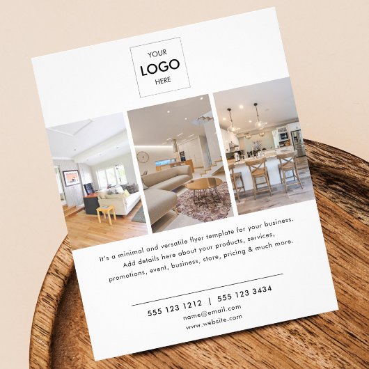 Logo minimale fotobrochure flyer