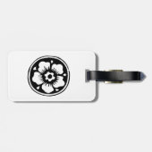 Logo minimale witte Bagagelabel (Achterkant horizontaal)