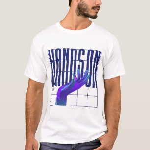 Logo minimaliste noir et blanc T-shirt