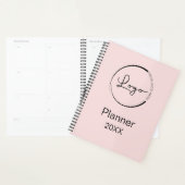 Logo minimaliste rose vif moderne Professionnel (Devant avec enveloppe)