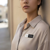 Logo minimalistisch Professional zwart Naamplaatje