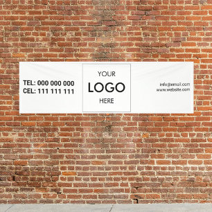 Logo minimalistische moderne banner