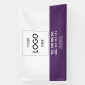 Logo minimalistische moderne zakelijke banner (Verticaal)