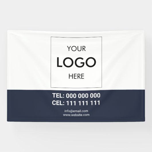 Logo minimalistische professionele banner (Horizontaal)