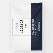 Logo minimalistische professionele banner (Verticaal)