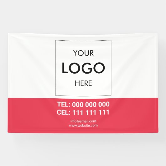 Logo minimalistische professionele banner (Horizontaal)
