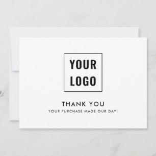 Logo Modern Professional Hartelijk dank Bedankkaart