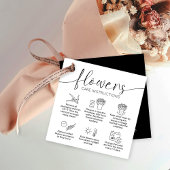 Logo moderne Bouquet Guide de soins Floriste Hang