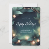 Logo moderne Carte de vacances d'affaires (Devant)