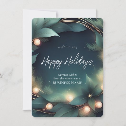 Logo moderne Carte de vacances d'affaires (Devant)