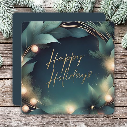 Logo moderne Carte de vacances d'entreprise