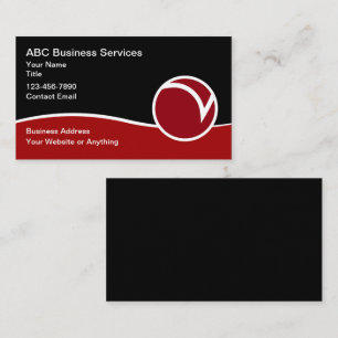 Logo moderne Cartes de services d'affaires uniques