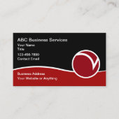 Logo moderne Cartes de services d'affaires uniques (Devant)