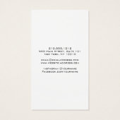 Logo moderne Clover Bijoux Porte-oreille Blanc (Dos)