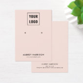 Logo Moderne Eenvoudige oormerking Visitekaartje (Bureau)