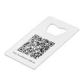 Logo moderne et code QR promu (Dos Angle)