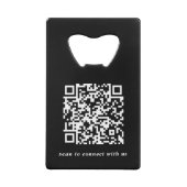 Logo moderne et QR Code promotionnel noir (Dos)
