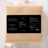 Logo moderne Étiquette de bouteille cosmétique (En situation)