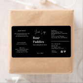 Logo moderne Étiquette de bouteille cosmétique (En situation)