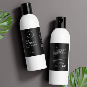 Logo moderne Étiquette de bouteille cosmétique