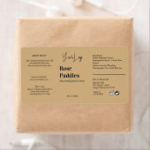 Logo moderne Étiquette de bouteille cosmétique (En situation)