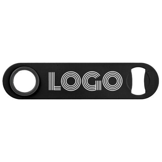 Logo moderne noir et blanc promotionnel (Devant (Horizontal))