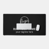 Logo moderne noir simple personnalisé (Clavier et souris)