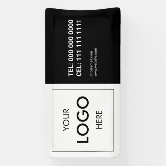 Logo moderne professionele banner (Verticaal)