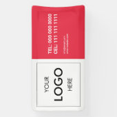 Logo moderne professionele banner (Verticaal)