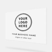 Logo moderne promotionnel Frosted (Angle)