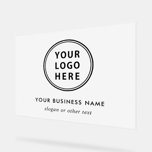 Logo moderne promotionnel Frosted (Angle)