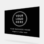 Logo moderne promotionnel Noir (Angle)