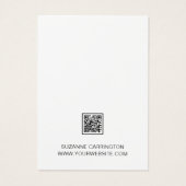 Logo moderne Script Bird. Carte d'affichage pour b (Dos)