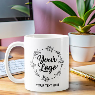 logo moderne simple code qr Café Mug