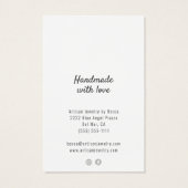 Logo moderne Social Media Collier Cartes d'afficha (Dos)