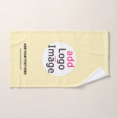 Logo modulable moderne et élégant (Serviette à main)