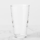 Logo monogram initiaal script glas (Links)