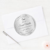 Logo Monogramme Étiquette de produit Parties scint (Enveloppe)
