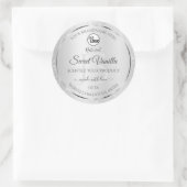 Logo Monogramme Étiquette de produit Parties scint (Sac)