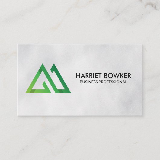 Logo Montagnes | Carte de visite professionnelle n (Devant)