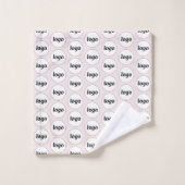 Logo Motif Marque commerciale Blush Pink (Gant de toilette)