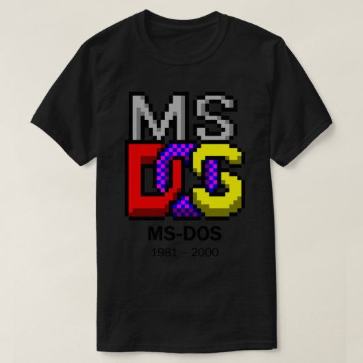 Logo Ms Dos T-Shirt Essentiel (Design devant)