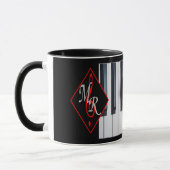 Logo Mug de Michael Rose avec touches de piano (Gauche)