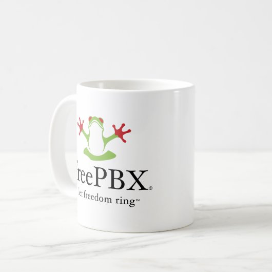 Logo Mug FreePBX (classique) (Devant gauche)