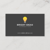 LOGO N° 3 Carte de visite LIGHTBULB (Devant)