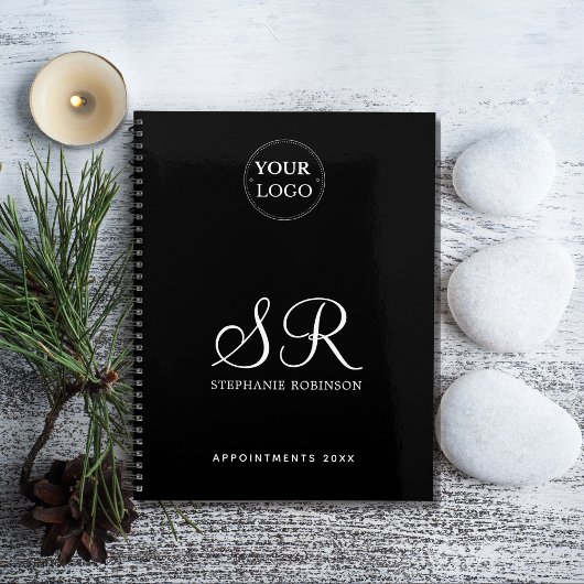Logo Naam Monogram Modern Business 2025 Planner