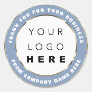 Logo Naam Web Hartelijk dank Goud Roos Geel Cl. Ronde Sticker