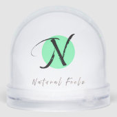 Logo Naturel Feelz Globe De Neige (Arrière)