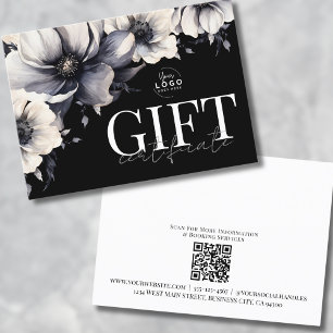 Logo Noir Blanc Certificat Cadeau Entreprise